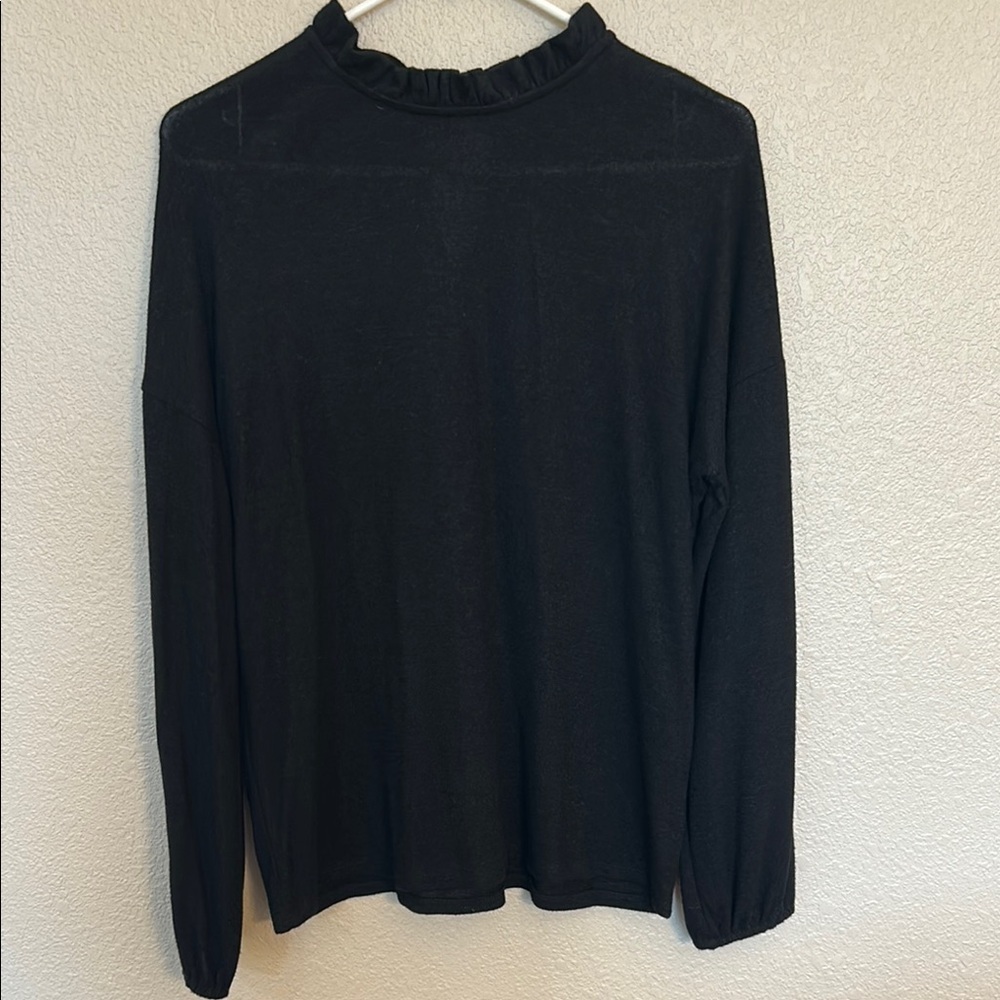 Black Long Sleeve Top